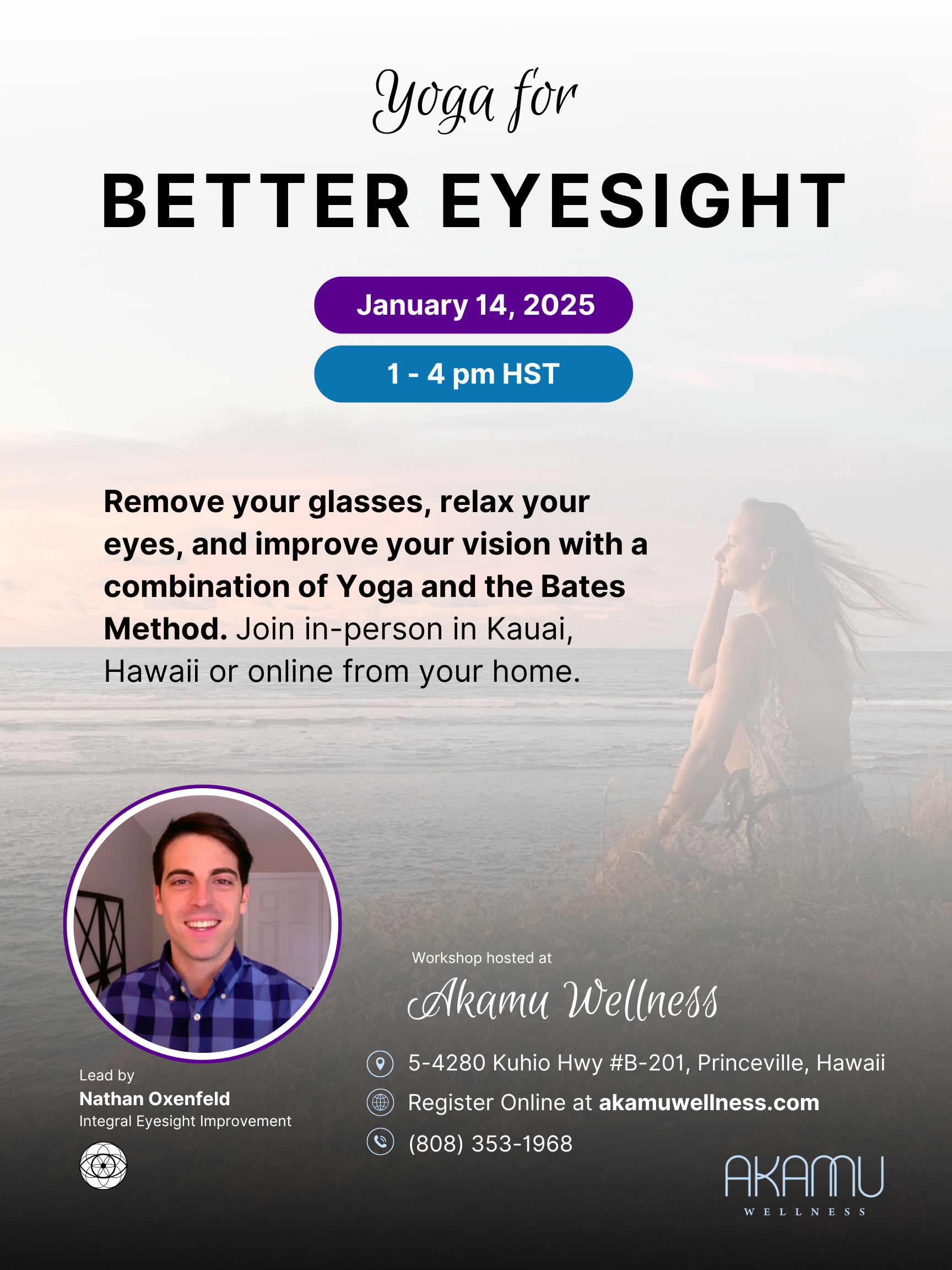 Join me in Hawaii 🌺 In Person or Virtually! 🏝️